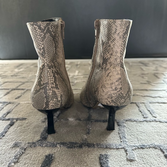 Topshop MACI Snake Print Pointed Boots - Picture 5 of 5